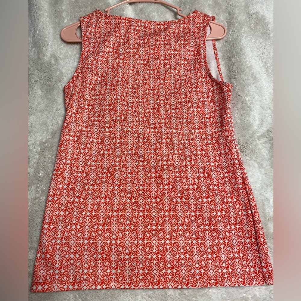 Women’s Sleeveless Design Top - Ann Taylor - Orange in color - Cute Style